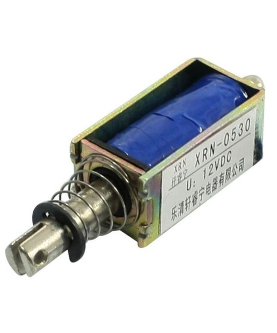 Solenoide tipo push 10mm 12V 2A XRN-0530