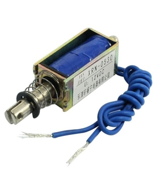 Solenoide tipo push 10mm 12V 2A XRN-0530