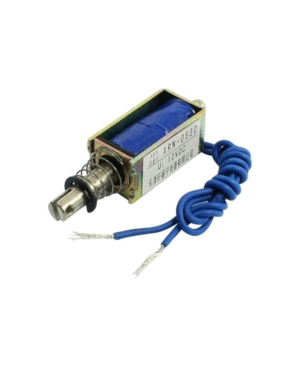 Solenoide tipo push 10mm 12V 2A XRN-0530