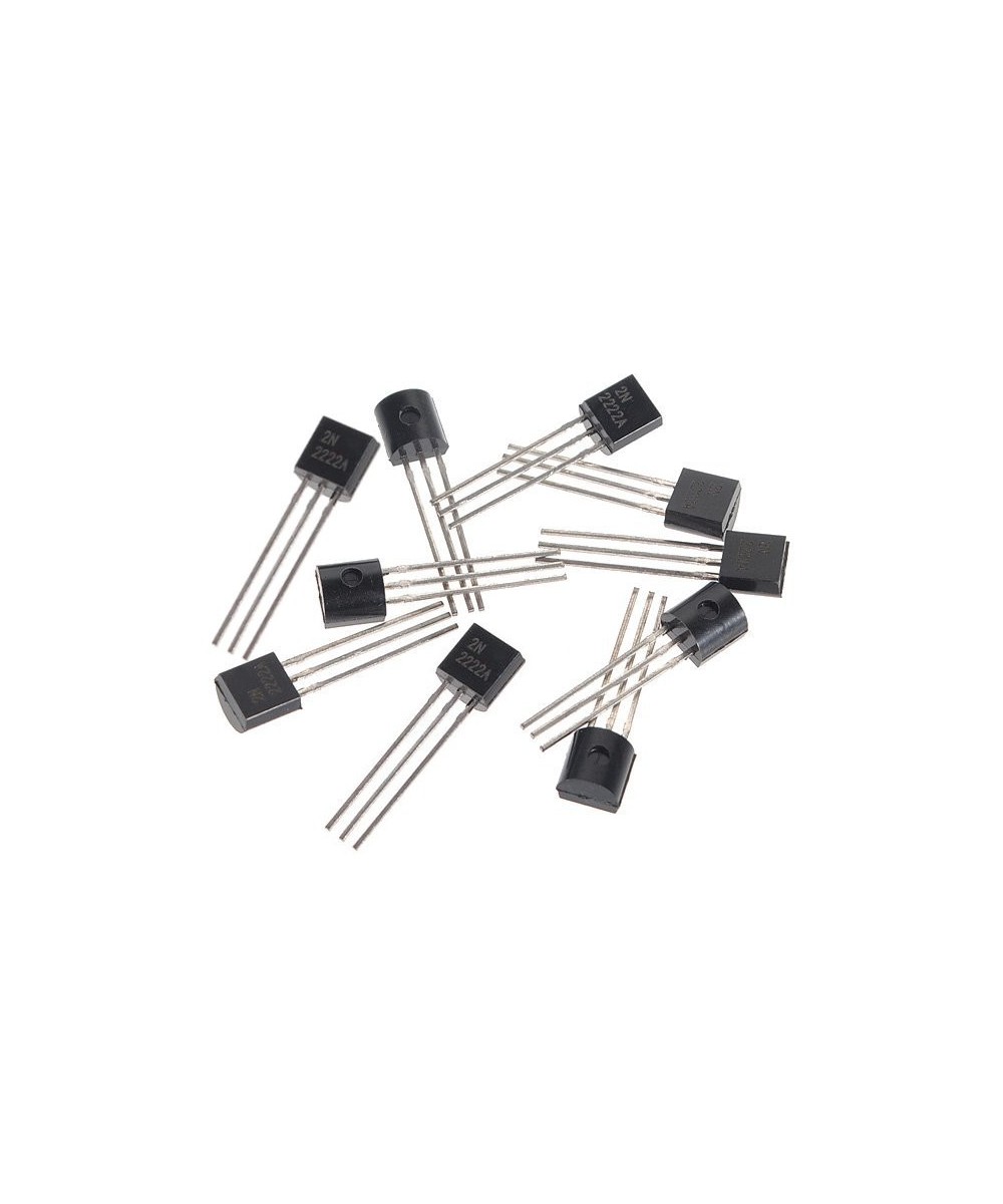 Transistores 2N2222A NPN TO-92 (100 unidades)