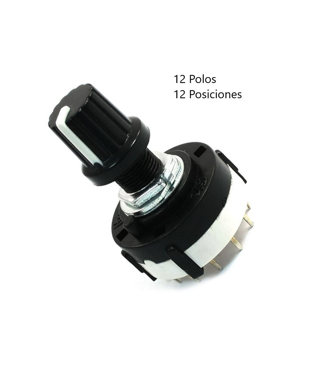 Selector de 12 posiciones y 4 polos 4P12T