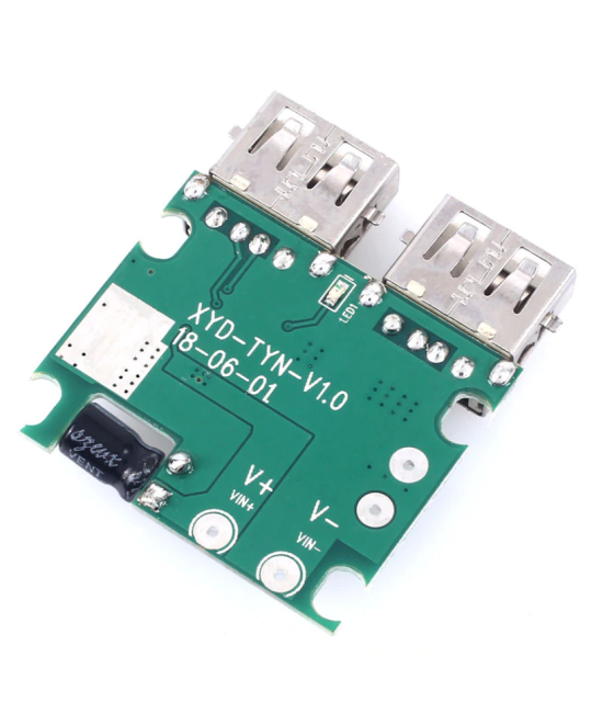 Regulador dual de carga para panel solar 5V 3A