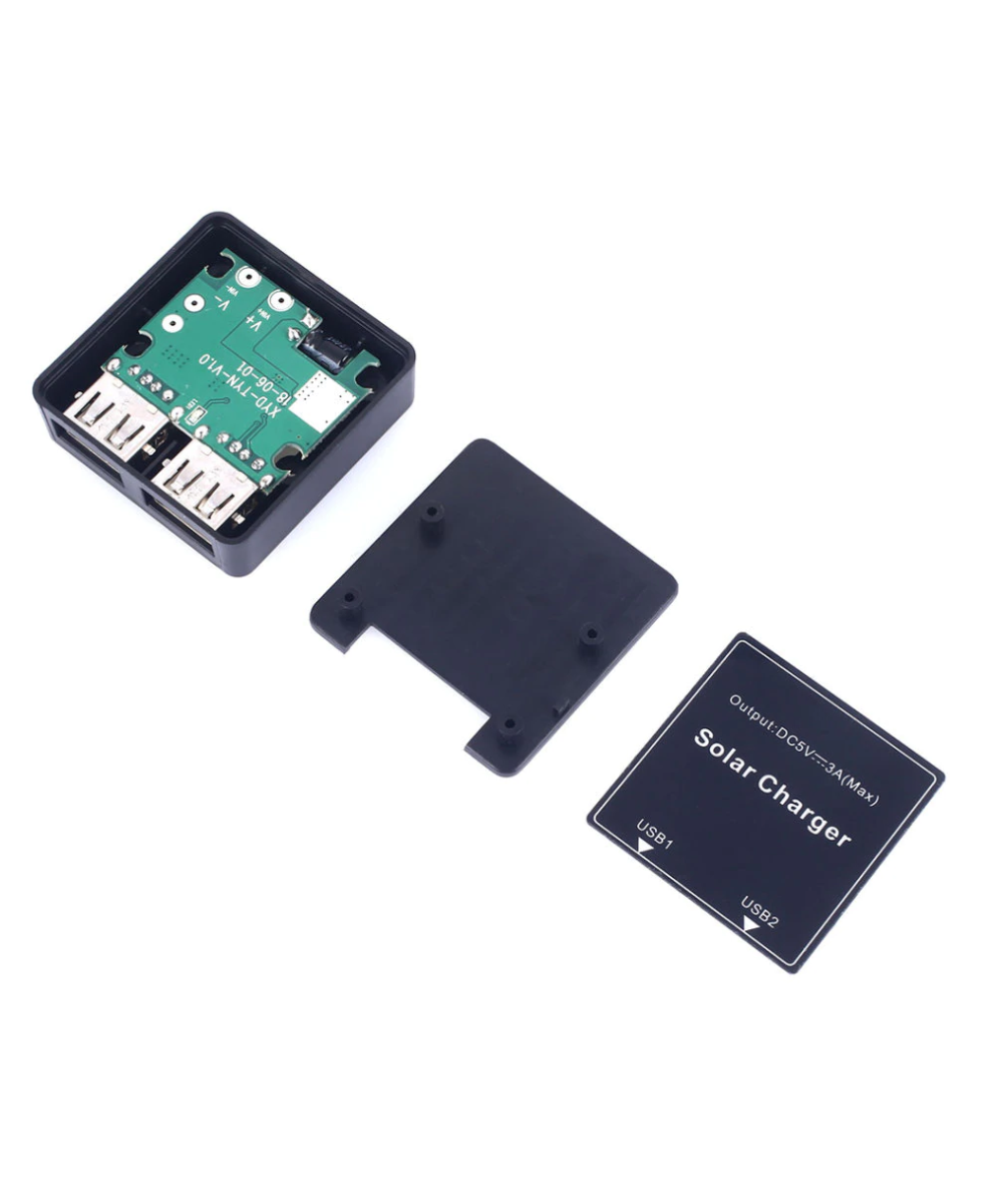 Regulador dual de carga para panel solar 5V 3A