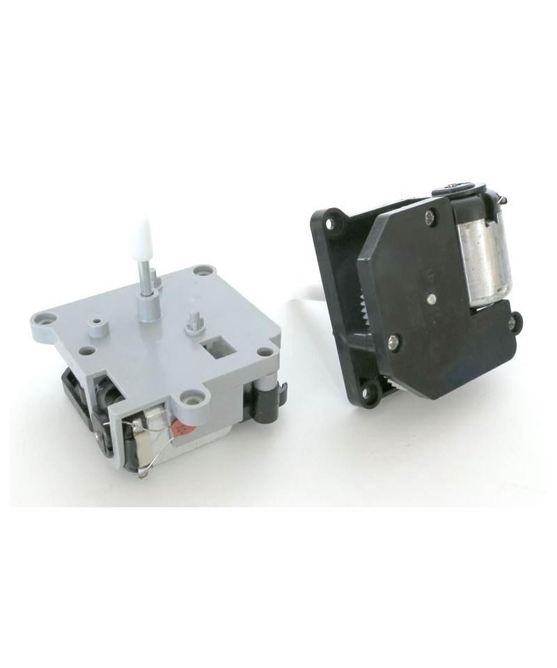 Mini motor con caja plástica de engranajes