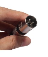 Separador de Audio XLR Hembra a XLR Macho Dual