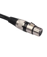 Separador de Audio XLR Hembra a XLR Macho Dual