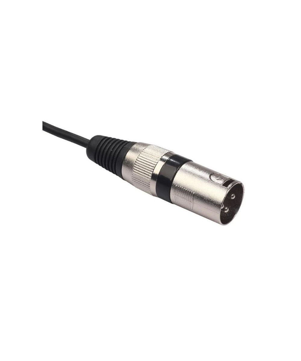 Separador de Audio XLR Hembra a XLR Macho Dual