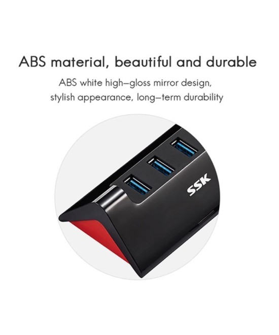 HUB USB 3.0 de 4 puertos con puerto de energia USB-C