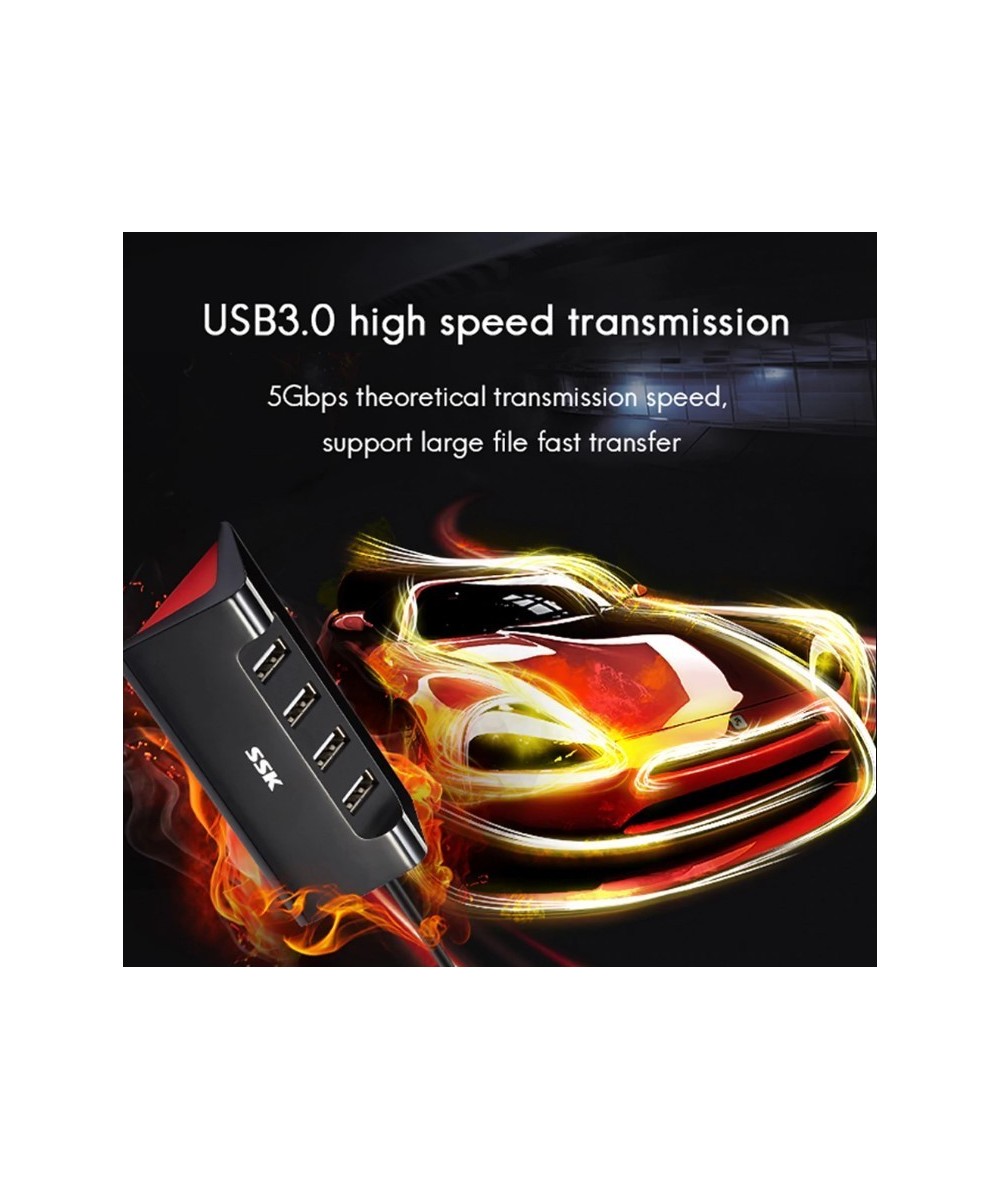 HUB USB 3.0 de 4 puertos con puerto de energia USB-C