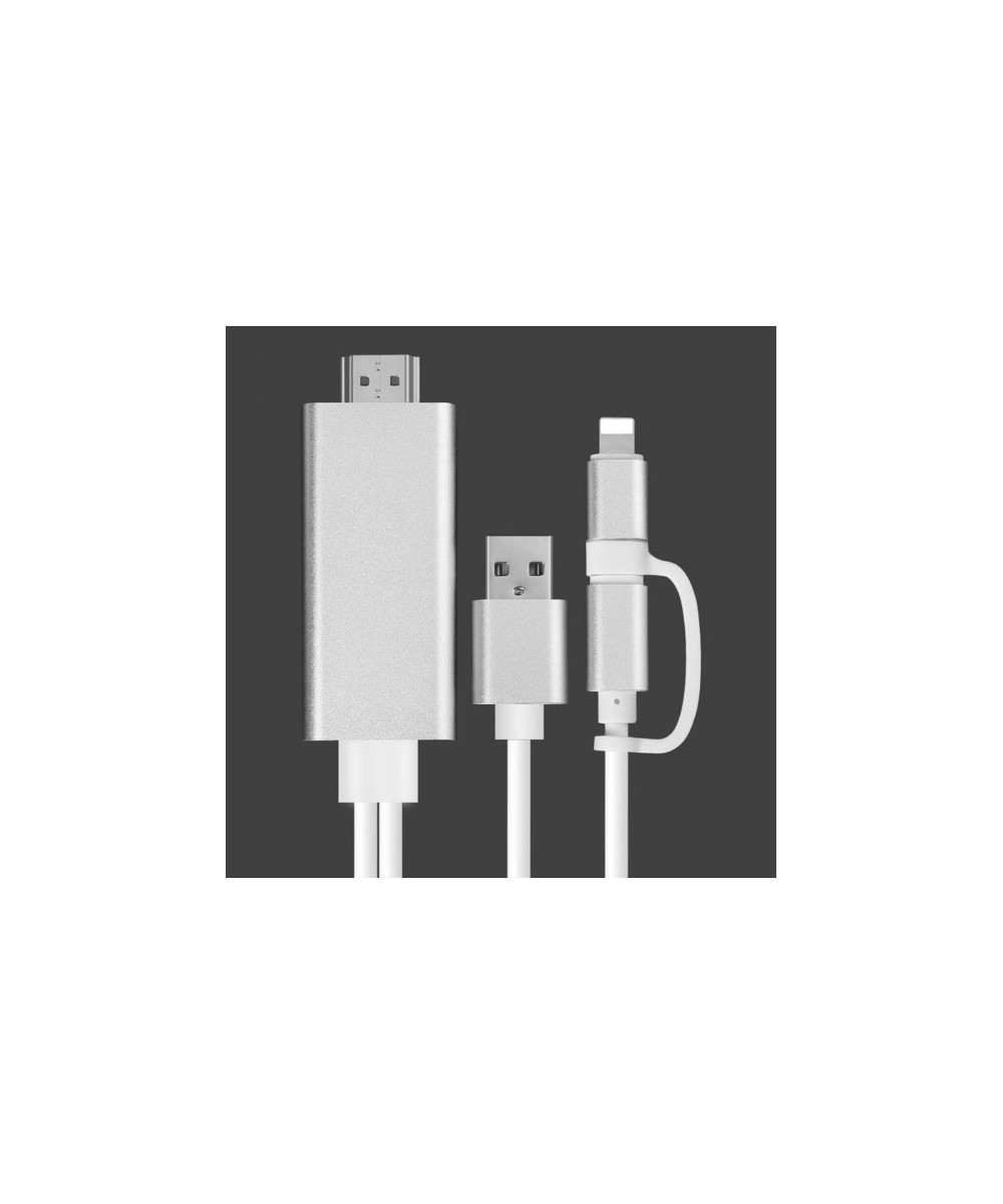 Adaptador Lightning / Micro USB a HDMI para Android / IOS