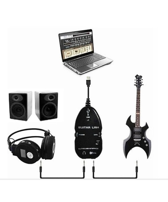 Adaptador de USB para guitarra eléctrica