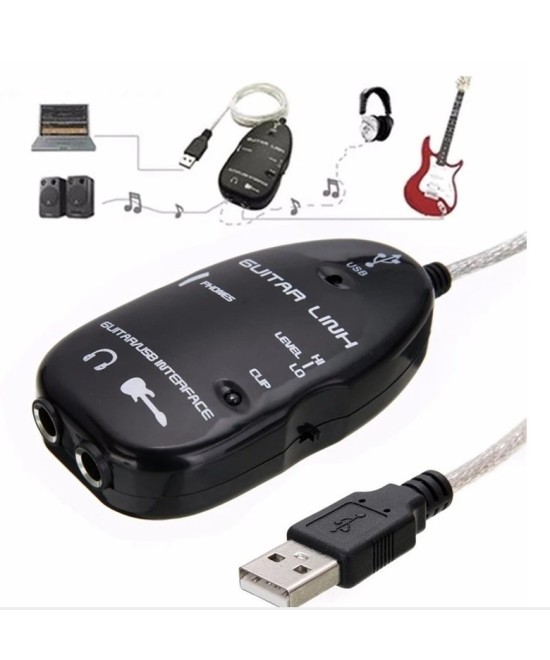 Adaptador de USB para guitarra eléctrica