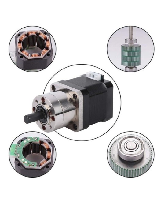 Motor paso a paso nema 17 tipo planetario