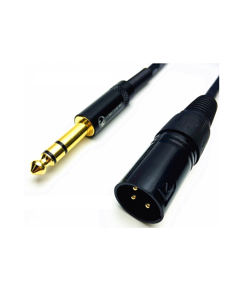 Cable 1/4 (6.35mm) de dos canales a XLR macho 1.5 metros (canon)