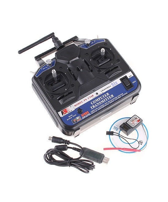Control remoto 6 canales Tx, Rx FS-CT6B