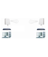 Enlace inalambrico 2.4GHZ 300mbps 0-3km TX / RX