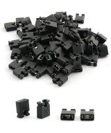Mini Jumpers 2.54mm 2 pin (Set de 10)