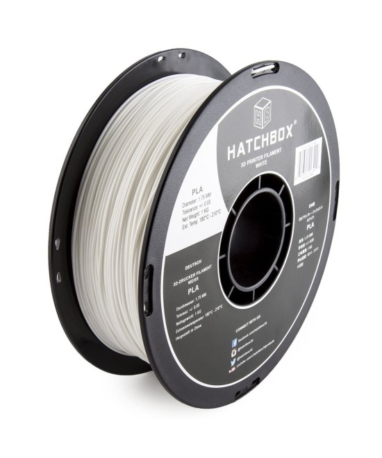 Filamento PLA Hatchbox 1.75mm 2.2 lb
