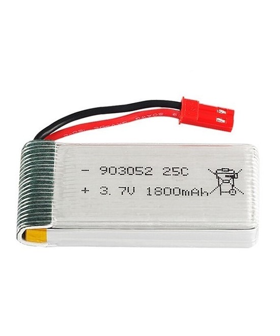Bateria tipo LiPo Recargable 3.7V 1800mah 25C