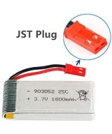 Bateria tipo LiPo Recargable 3.7V 1800mah 25C