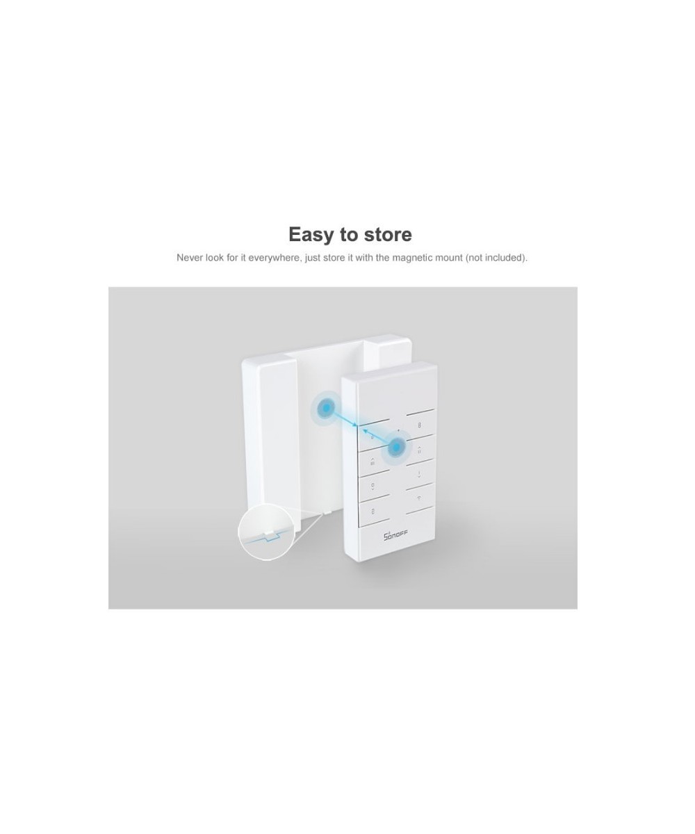 Interruptor Dimmer D1 con control 433mhz y base Inteligente Sonoff