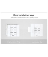 Interruptor Dimmer D1 con control 433mhz y base Inteligente Sonoff