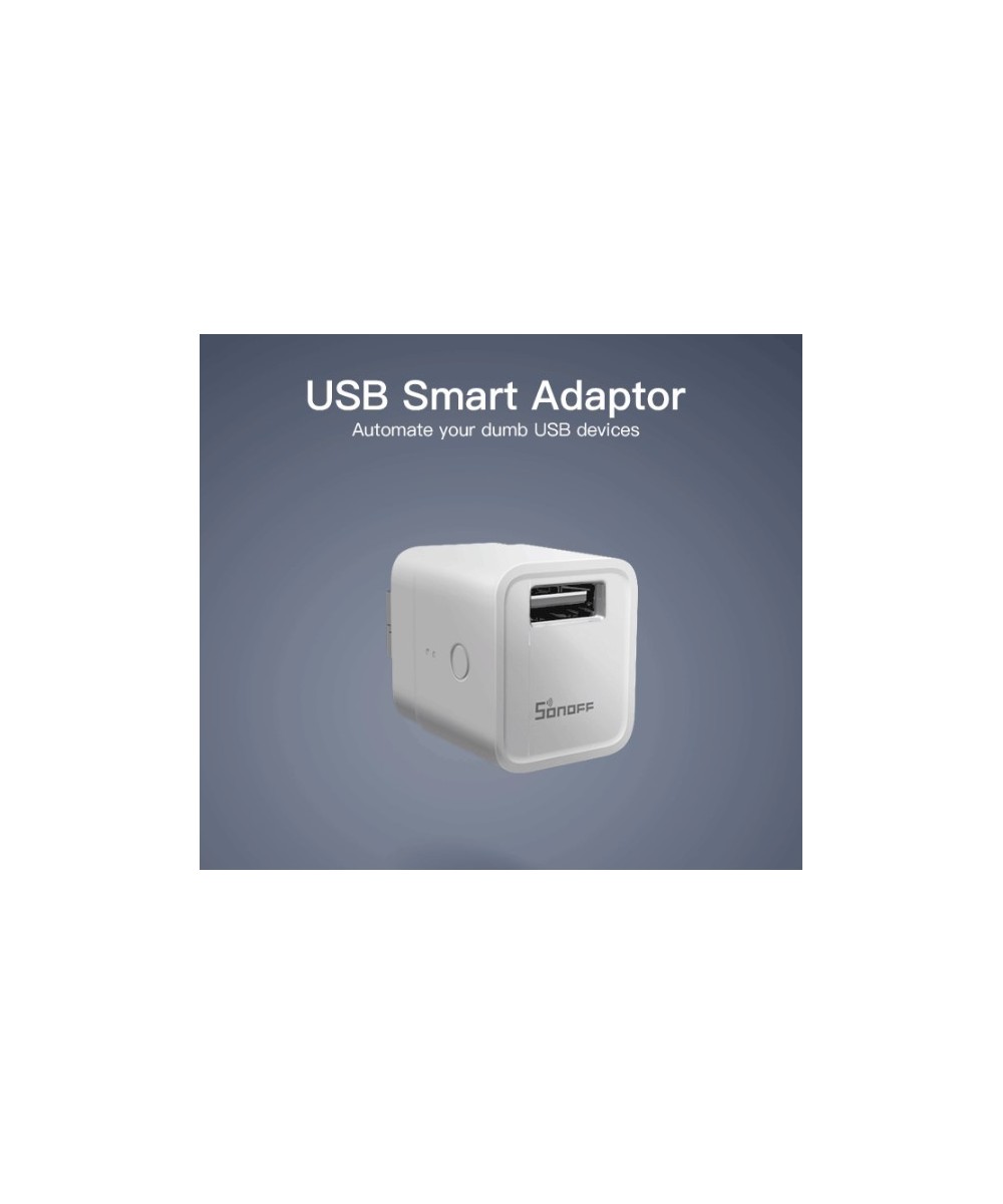 Adaptador USB 5V Micro Inteligente WIFI  Sonoff