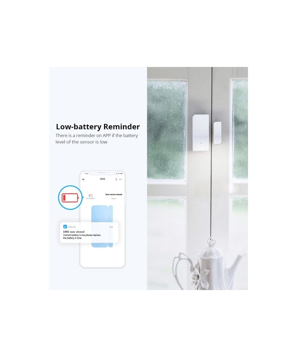 Sensor para puertas y ventanas inteligente Wifi  Sonoff DW2