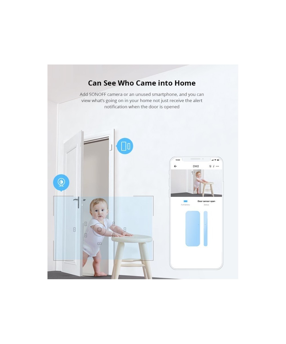 Sensor para puertas y ventanas inteligente Wifi  Sonoff DW2