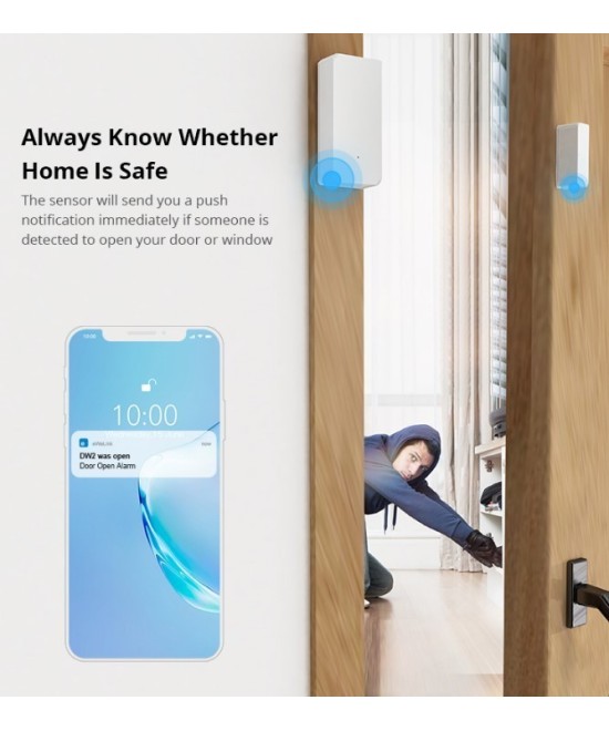 Sensor para puertas y ventanas inteligente Wifi  Sonoff DW2