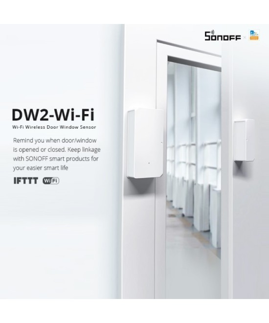 Sensor para puertas y ventanas inteligente Wifi  Sonoff DW2