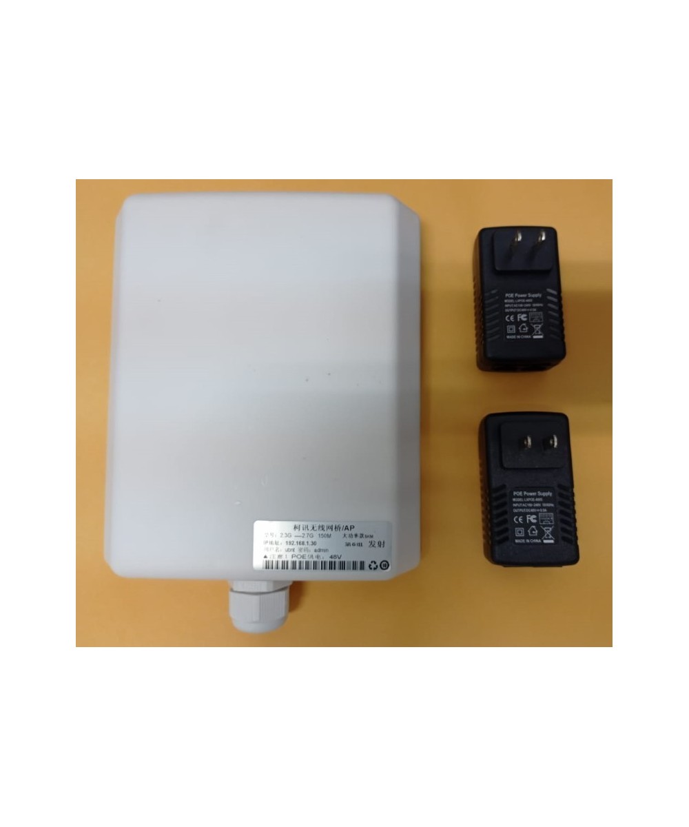 Enlace inalambrico 2.4GHZ 300mbps 0-3km TX / RX