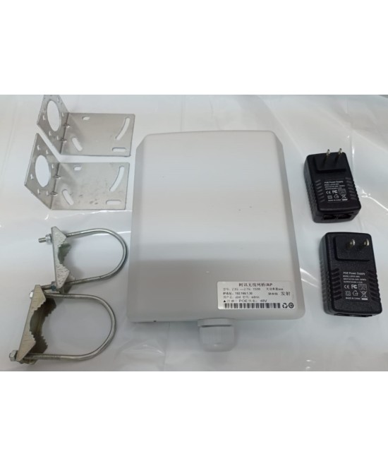 Enlace inalambrico 2.4GHZ 300mbps 0-3km TX / RX