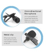 Micrófono Lavalier Green Audio GAW-7511C inálambrico con trípode para celular