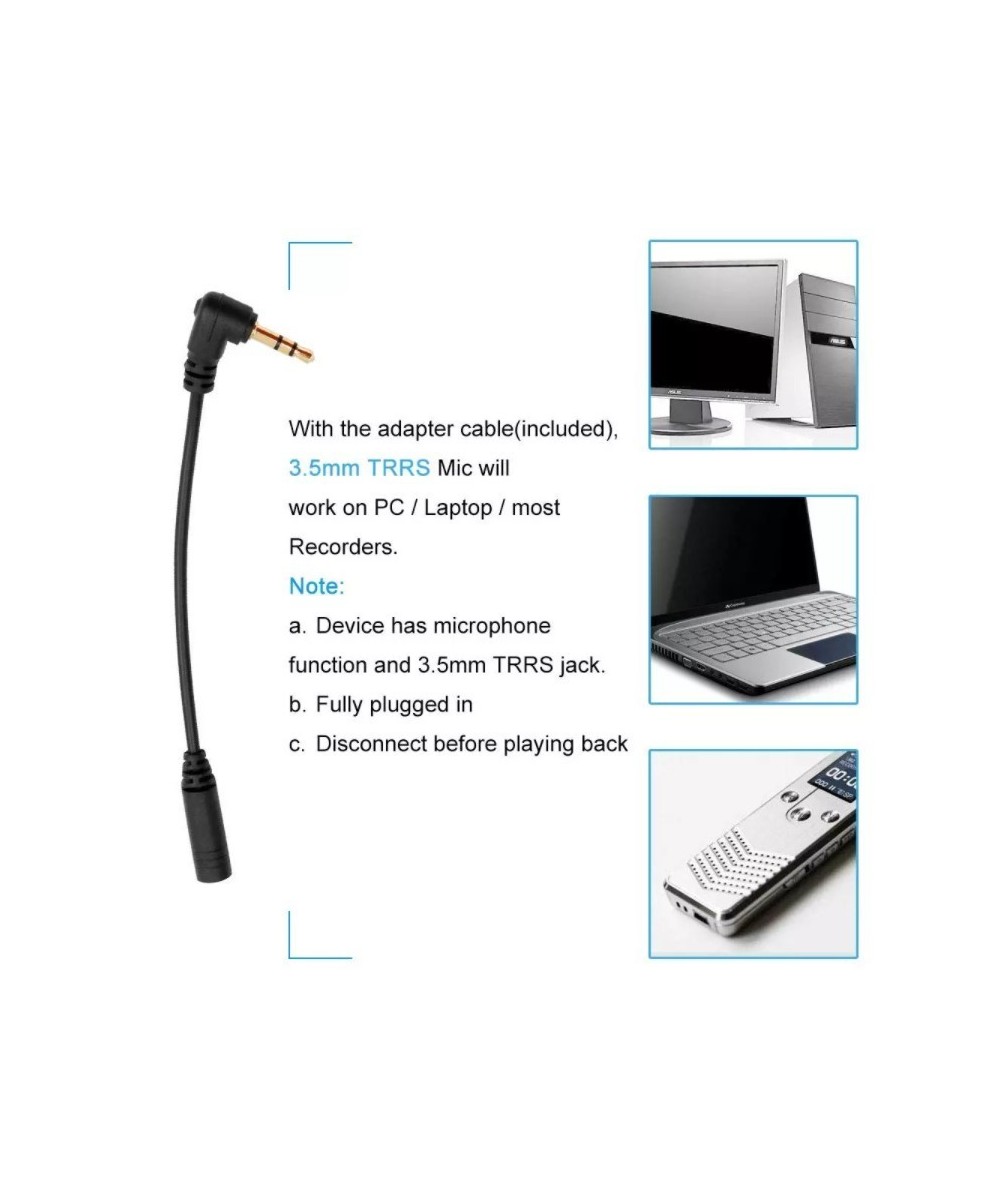 Mini micrófono doble lavalier para celular Green Audio GAM-16D