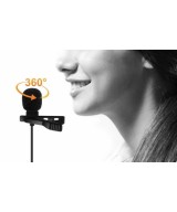 Mini micrófono doble lavalier para celular Green Audio GAM-16D