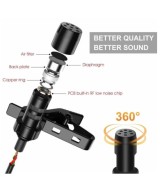 Mini micrófono Lavalier para celular con extensión de 2m Green Audio GAM-141L