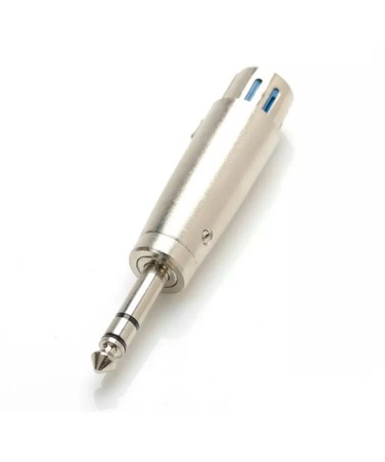 Adaptador de audio 1/4" (6.35mm) macho a XLR hembra Green Audio GAZ-MC15