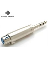 Adaptador de audio 1/4" (6.35mm) macho a XLR hembra Green Audio GAZ-MC15
