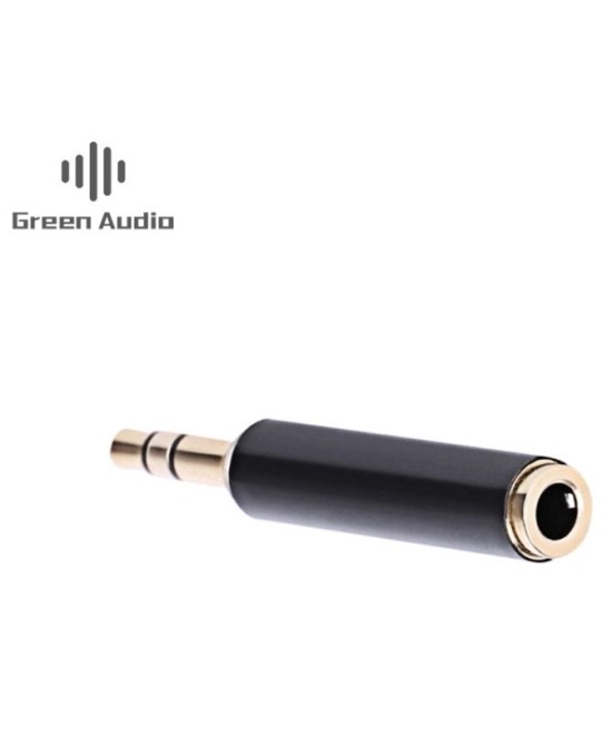 Adaptador de audio 3.5mm de dos a tres bandas Green Audio