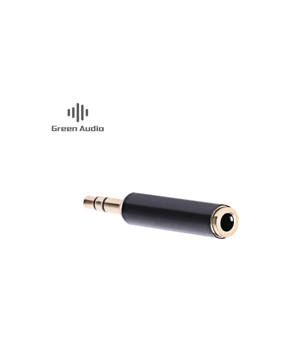 Adaptador de audio 3.5mm de dos a tres bandas Green Audio