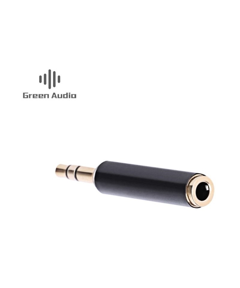 Adaptador de audio 3.5mm de dos a tres bandas Green Audio