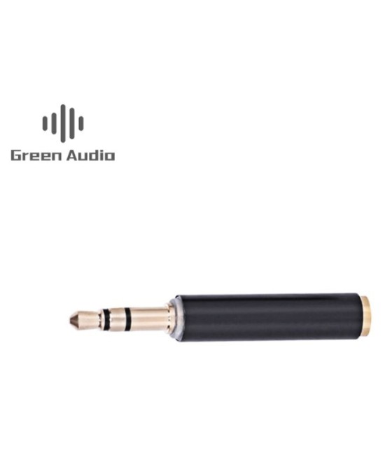 Adaptador de audio 3.5mm de dos a tres bandas Green Audio