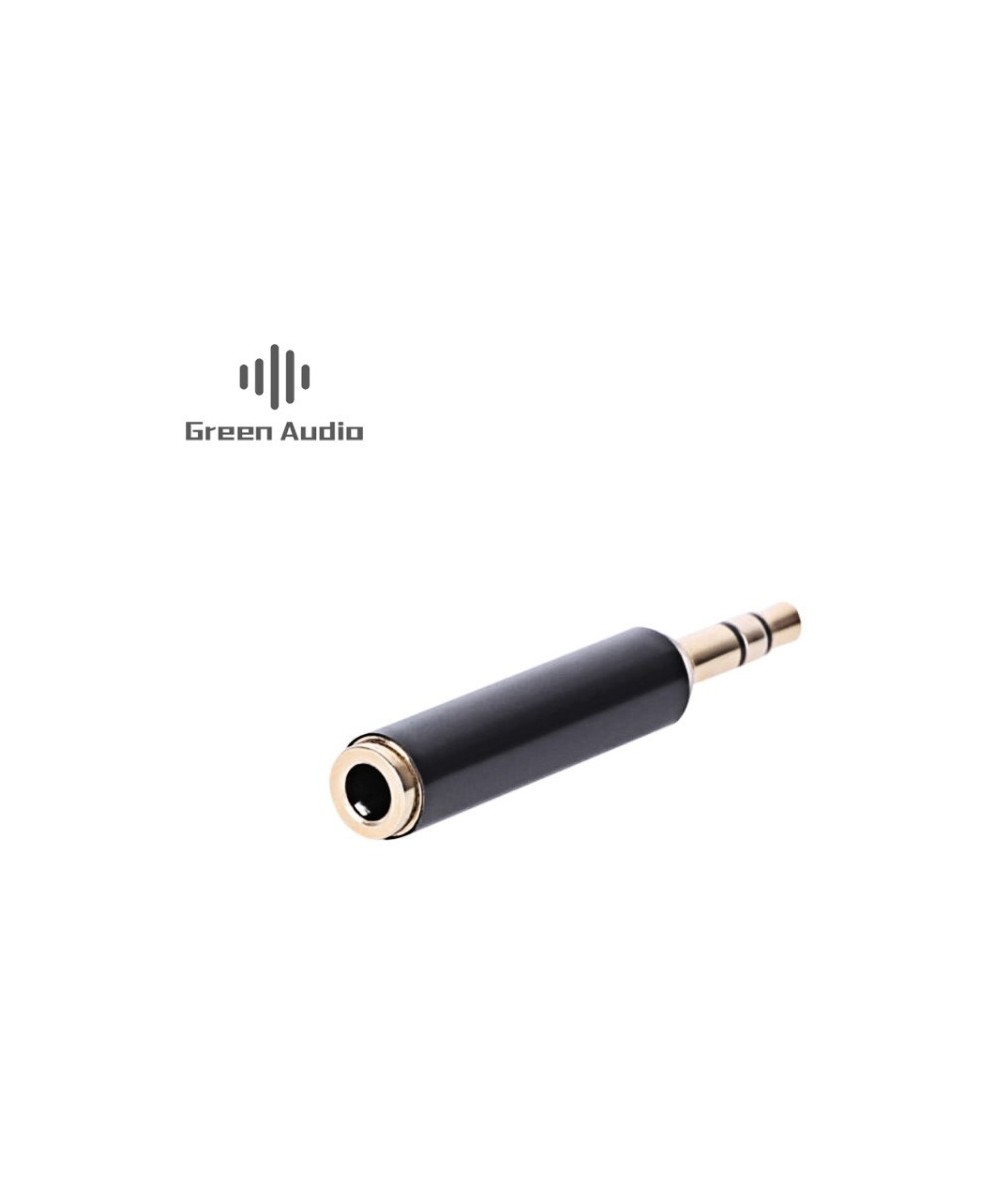 Adaptador de audio 3.5mm de dos a tres bandas Green Audio