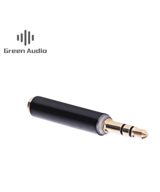 Adaptador de audio 3.5mm de dos a tres bandas Green Audio