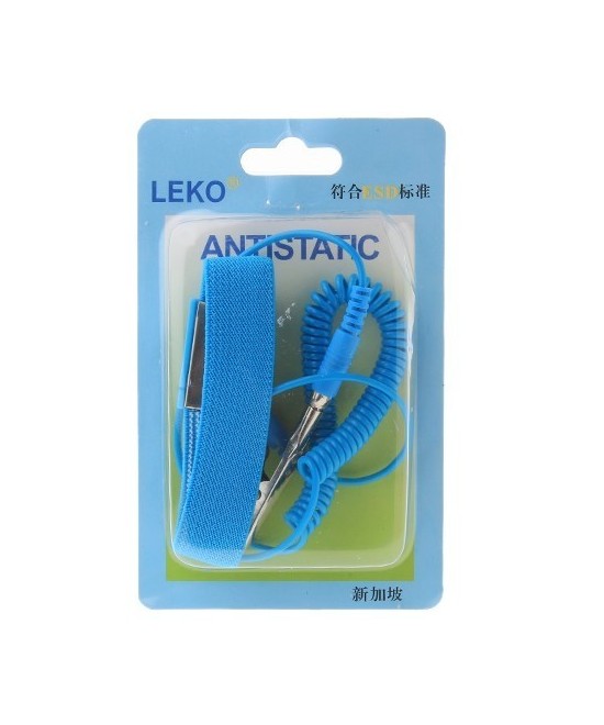 Pulsera antiestatica con cable de descarga de 1.5M