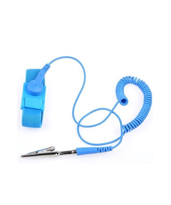 Pulsera antiestatica con cable de descarga de 1.5M
