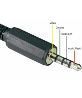 Cable 3.5 mm a RCA AV para Raspberry PI