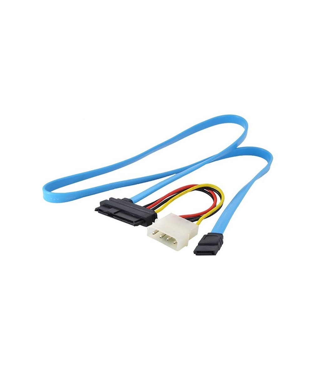 Adaptador para Disco Duro SATA Serial de 7 pines a SAS 29 pines con cable de alimentación de 4 pines