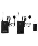 Microfonos Inalambricos M-202 UHF con 1 Receptor 3.5mm y 2 Transmisores
